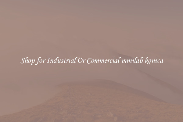 Shop for Industrial Or Commercial minilab konica