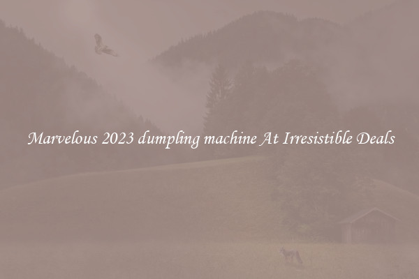 Marvelous 2023 dumpling machine At Irresistible Deals