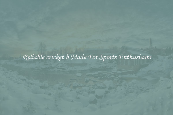 Reliable cricket b Made For Sports Enthusiasts