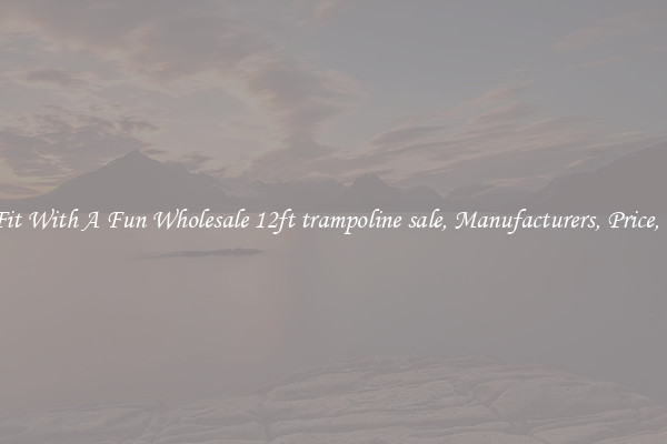 Keep Fit With A Fun Wholesale 12ft trampoline sale, Manufacturers, Price, Cheap 