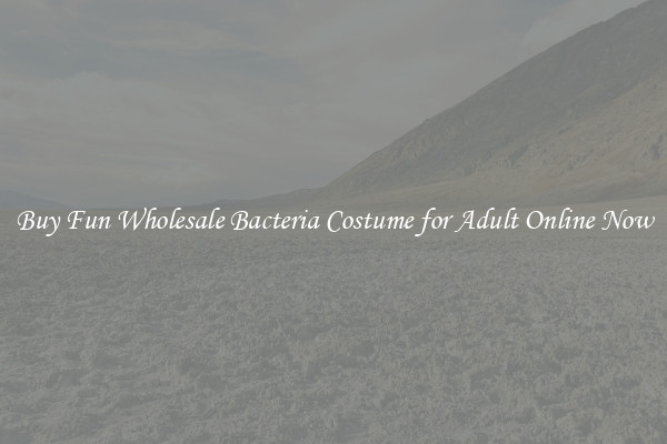 Buy Fun Wholesale Bacteria Costume for Adult Online Now