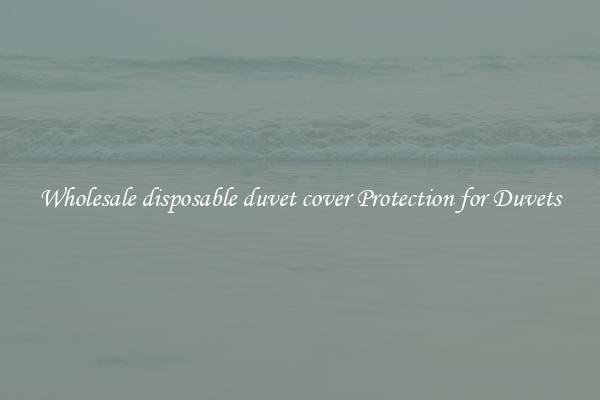 Wholesale disposable duvet cover Protection for Duvets
