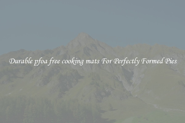 Durable pfoa free cooking mats For Perfectly Formed Pies